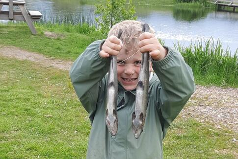 Mange fik fisk på krogen