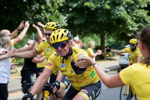 Team Rynkeby når til Paris før Tour de France feltet