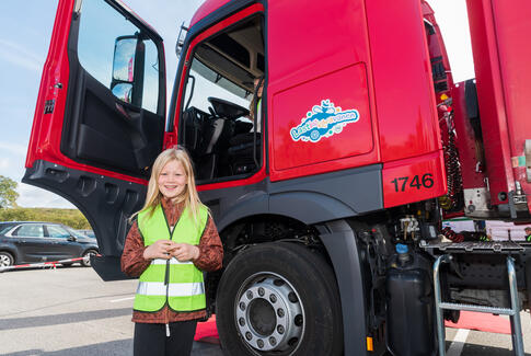 Lastbilkaravanen var i Østbirk