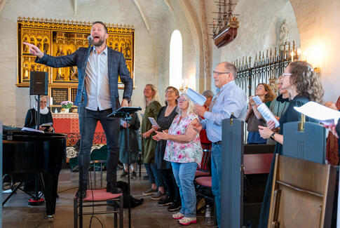 Gospel workshop løftede sangersjælene