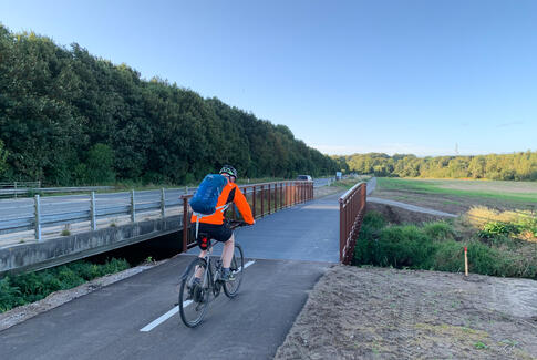 Cykelstien mellem Egebjerg og Horsens klar til indvielse