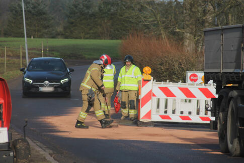 Brandvæsnet blev tilkaldt til Smedebakken i Tønning
