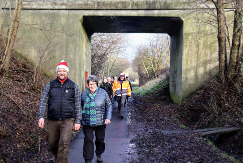 Traditionsrig julevandring i Vestbirk