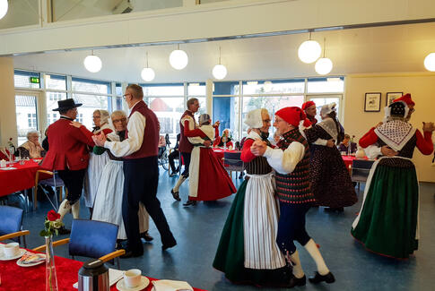 Festlig eftermiddag med Fandango på Tamdrup Plejecenter
