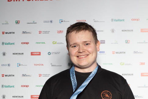 Andreas fra Horsens er nykåret danmarksmester som grafisk tekniker