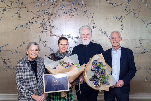 Esben Dalgaard og Andrea Elisabeth Rudolph får Kræftens Bekæmpelses Hæderspris