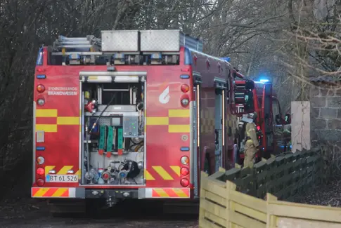 Brand på Vestbirkvej i Østbirk