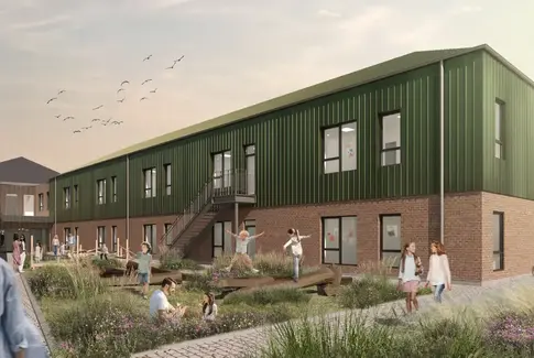 Flere børn kræver flere lokaler – nu går stor udvidelse af Egebjergskolen i gang