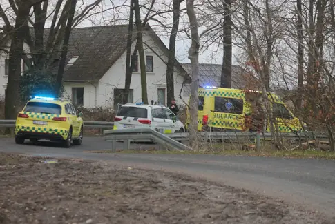 Ulykke med motorcykel på Hovvejen ved Brædstrup