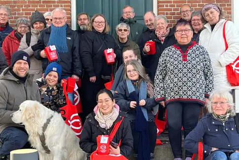 Østbirk samlede næsten 17000 kroner