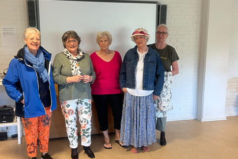 16 modeller på catwalken på Birkebo