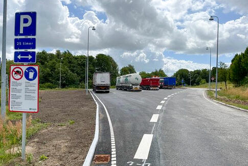 Godt nyt til lastbilchauffører langs E45: 30 ekstra p-pladser til lastbiler