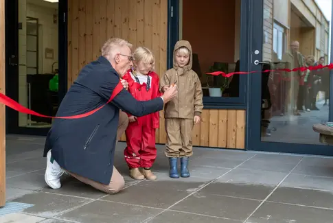 Peter Sørensen og to børn