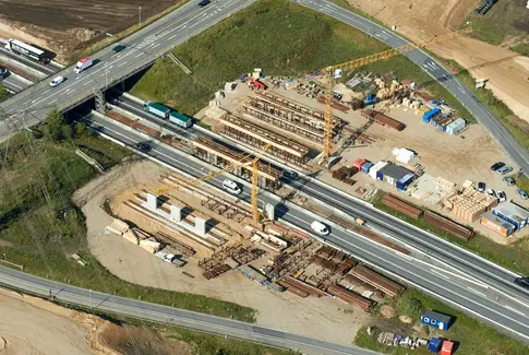 E45  ved Horsens vest