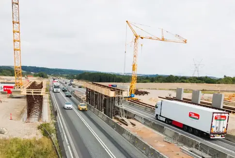 infra brok motorvejsudvidelse