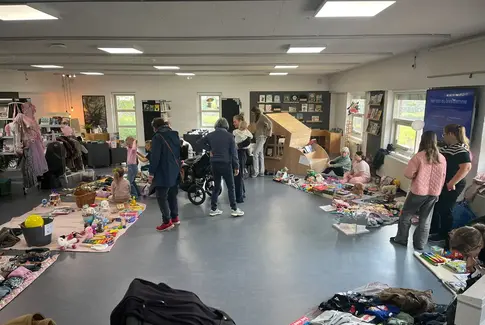 Loppemarked på Østbirk Bibliotek