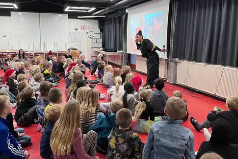 Karen Mukupa på Bankagerskole PlanBørnefonden