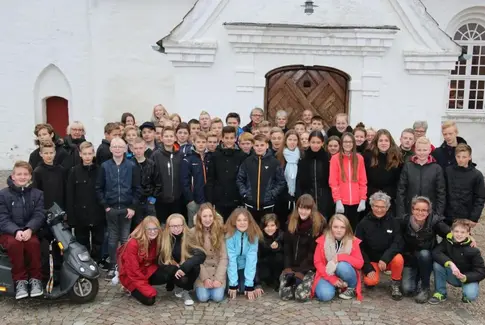 Pilgrimsvandring med konfirmander