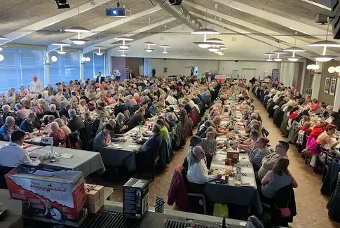 Lions banko på Pejsegården i Brædstrup