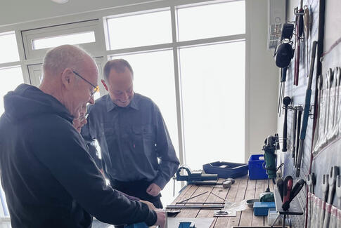 Metalværksted på Egebakken