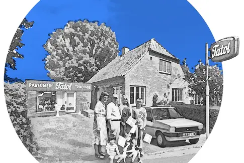 Vision for Tatol og murermestervilla på Glud Museum Illustration Glud Museum