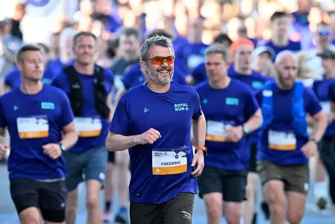 Kong Frederik ved Royal Run