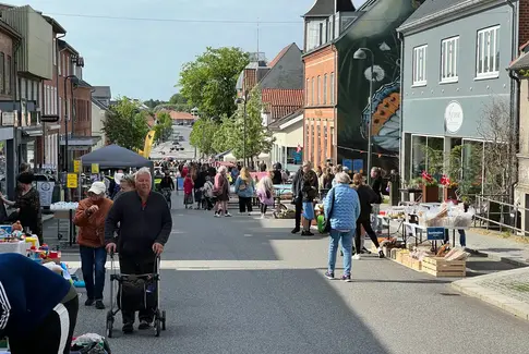 Markedsdag i Brædstrup