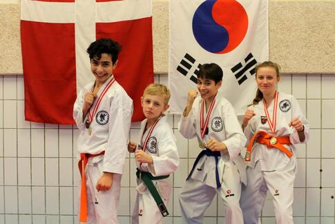 Årets første medaljer til Horsens Taekwondo Klub