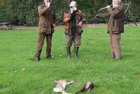 Fasan og hare nedlagt i Lundum-Hansted pastorat