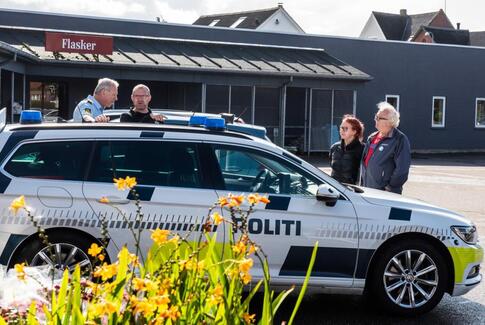Politiet på besøg i Gedved