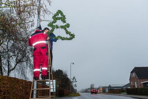 Østbirk er klar med julelysene