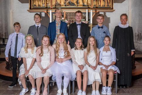 Konfirmeret i Østbirk kirke lørdag 29. august kl. 9
