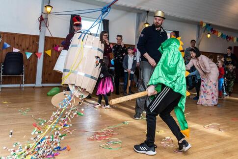 Herlig fastelavnsfest i Sattrup