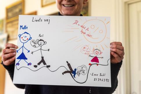 Send en tegning til præsten