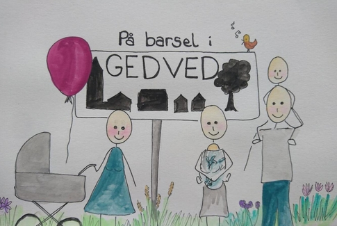 Babyleg og mødresnak i Gedved