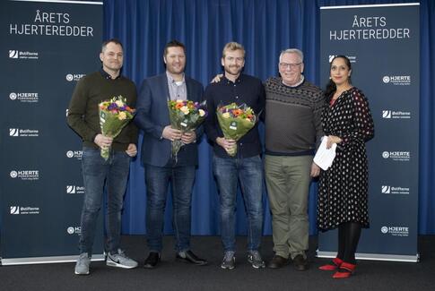 Livet og hjertereddere blev hyldet