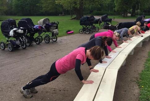 Masser af motion i Bygholm Park