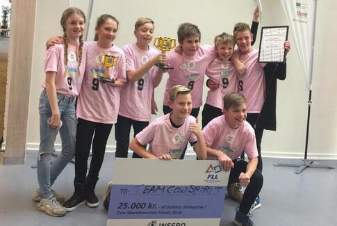 Sprudlende engagement og stolte elever til First LEGO League i Horsens