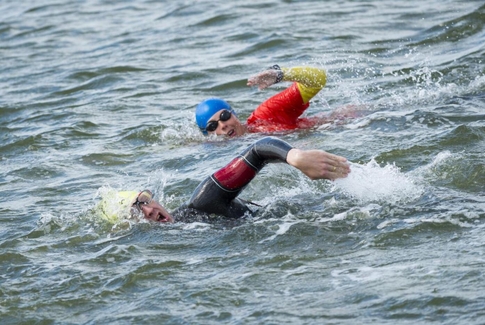 Crawl og Åbent vand træning i Hovedgård Friluftsbad