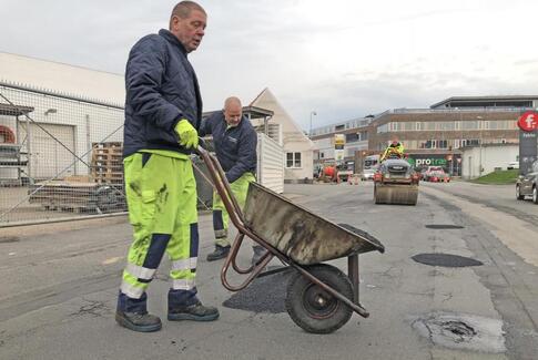 Horsens Kommune bruger 6,8 mio. kr. om året på at lappe huller i vejene
