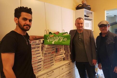 Pizzafest i varmestuen da Horsens igen blev to’er