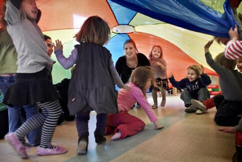 Børnehaven byder op til bevægelse og fest