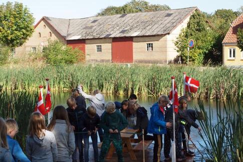 Indvielse af ny bro i Gadekæret i Gedved