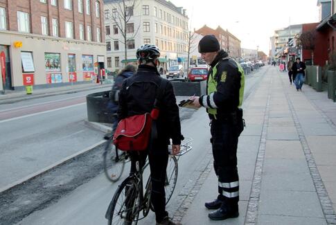 Politiet har fokus på cyklister og knallertkørere