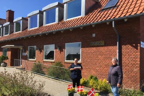 Blomster fra dronningen!