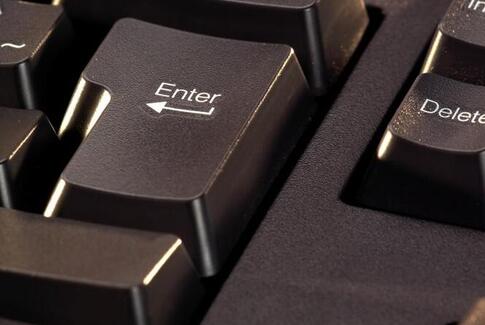 Computer keybord i sort