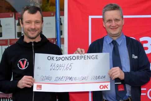 OK-støtte til Gedved IF’s Venner