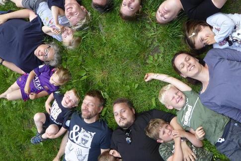 Familiespejdere på lejr