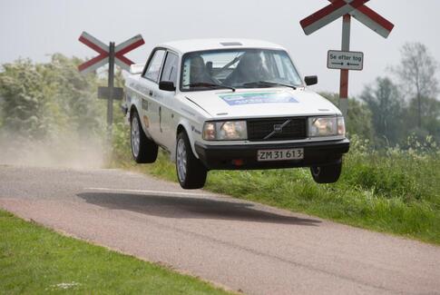 Heino Mejer var flyvende i Anderup El Rally på Fyn