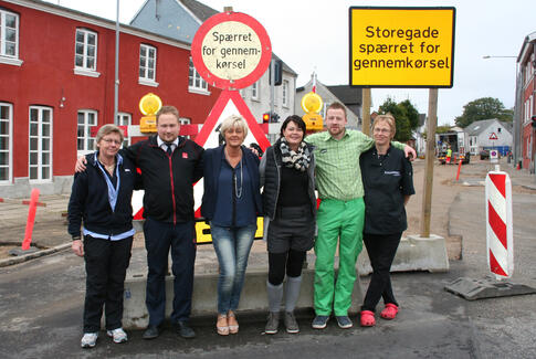 De fleste kører uden om